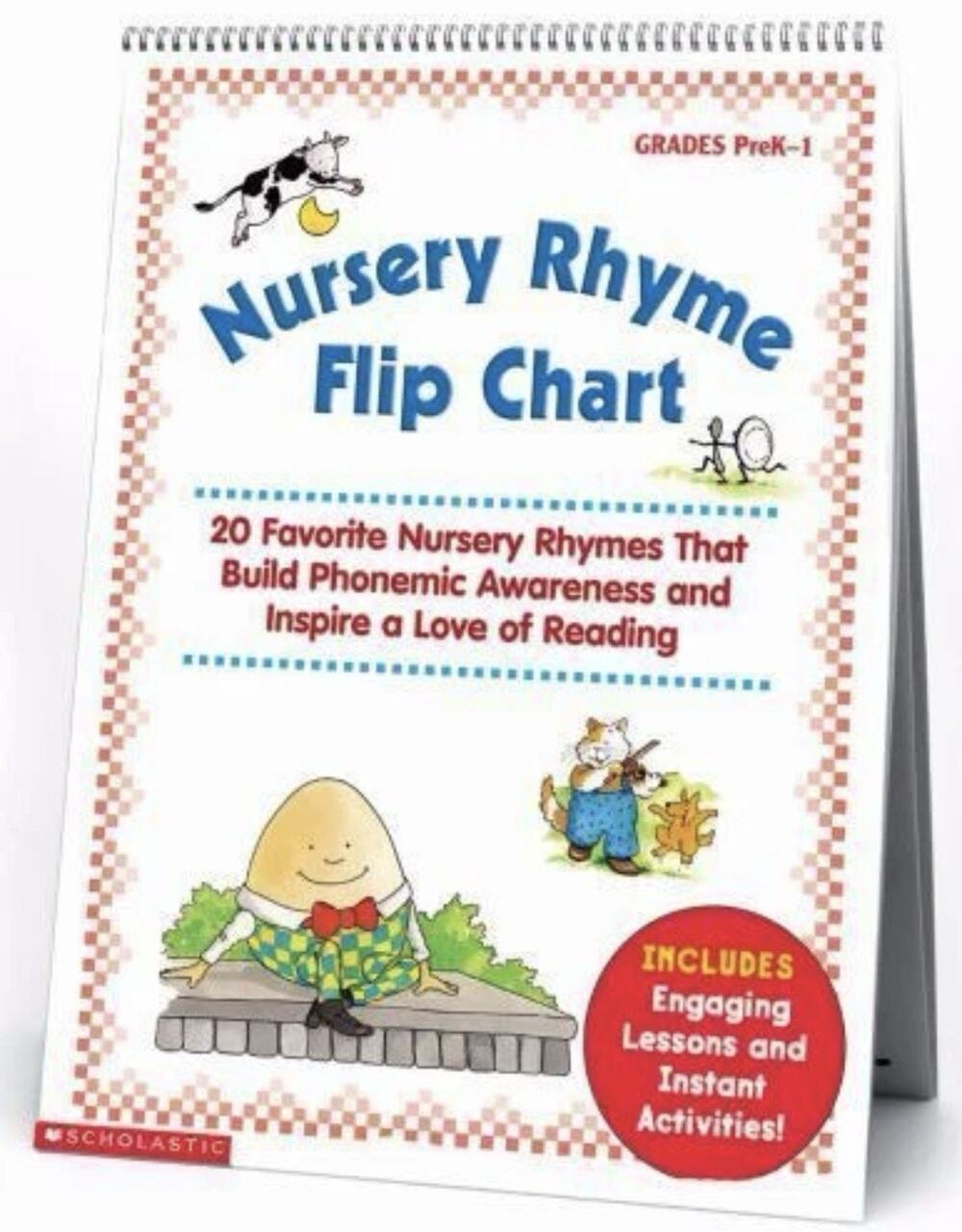 Nursery Rhyme Flip Chart by Deborah Schecter (2003, Trade Paperback)
